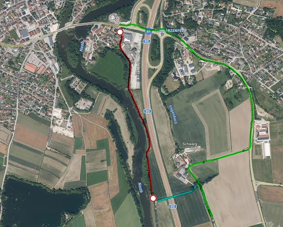 Sperre Schwaigweg